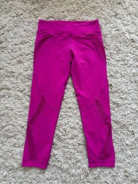 Lululemon Mesh Panel Crop Leggings